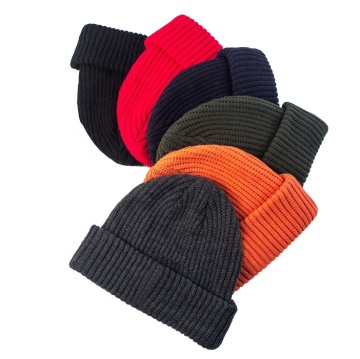 Winter Kurzer Fischermann Beanie Hut