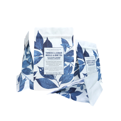 Embalaje flexible de té plano compostable compostable