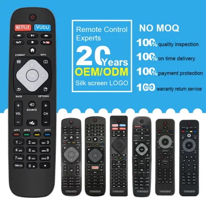 NH500UP Infrared Ray Remote Control Replacement for Philips Smart LED 4K Ultra HD Android LED F7 TV