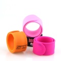 Custom Promotional Gifts Wrist Silicone Rubber Slap Bracelet