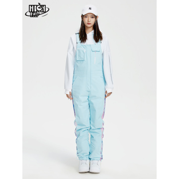 Windproof and Waterproof Cotton Snowboard Bibs