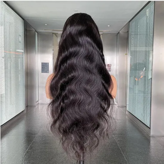 Body Wave Treasparent Glueless Lace Frontal Wig For Black Women Raw Peruvian Virgin Human Hair Hd Full Lace Front Wig