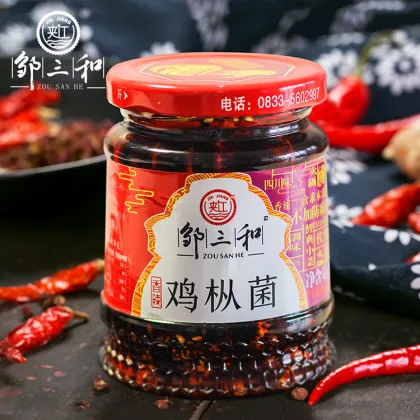 200g Wholesale Chinese Flavor spicy Chicken Fungus Sauce