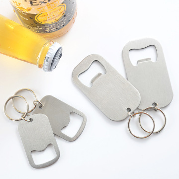 Stainless Steel Bottle Opener Keychain - Portable Factory Wholesale