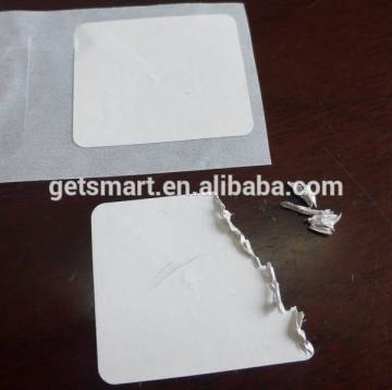 Anti Peel off RFID Tag stickers - Perfect anti-counterfeit technology