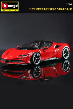 Bburago 1/24 SF90 Stradale Die-Cast Toy Car Model