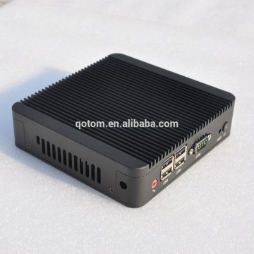 QOTOM Win 8.1 Mini PC Core i3 / Celeron 1037u processor 2GB RAM 128GB SSD VGA mini pc 2 lan port