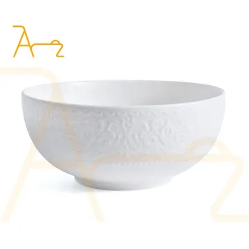 Custom Chinese Porcelain Soup, Salad, and Rice Serving Bowls: Hotel and Restaurant Quality Ceramic Ware