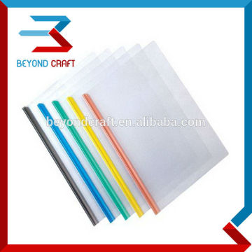 A4 pp report cover folders slide bar Pumping rod folder