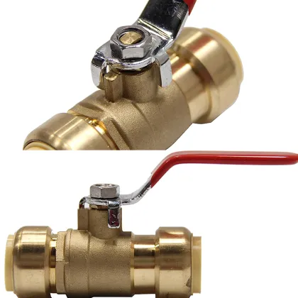 China Factory Brass Sharkbite Style Fittings for PEX, Copper, and PVC Pipes