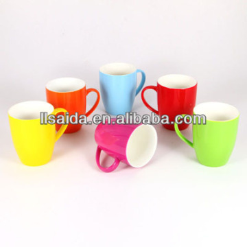 New bone china mugs and cups with bright colors