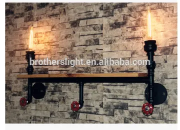 Hot sale decorative vintage industrial style retro water pipe lamp wall light antique wall light