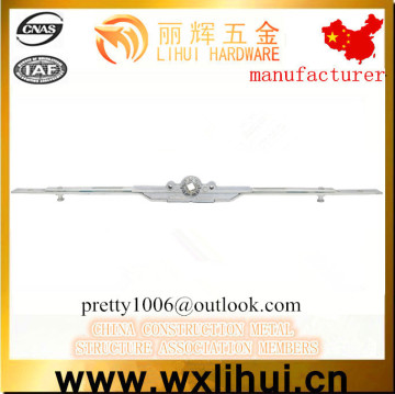Espagnolette for sliding window or door with 7.5mm backset