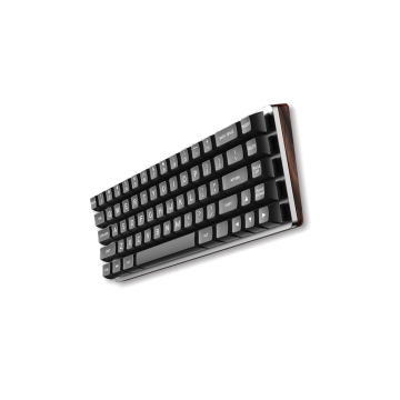 X Bows Walnut Ergonomic Wireless Type-C RGB Timber 60% Mechanical Keyboard with Gateron Switches