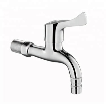 Wall Mounted Chrome-Plated Brass Single Handle Bibcock