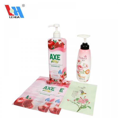 Custom shampoo bottle adhesive stickers/label