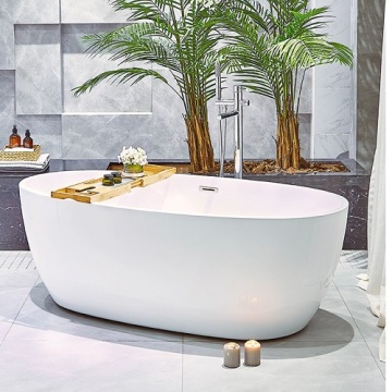 Pedestal Jacuzzi Tub Luxury Indoor Bathroom Hydrotherapy 1 Person Hot Bathtub