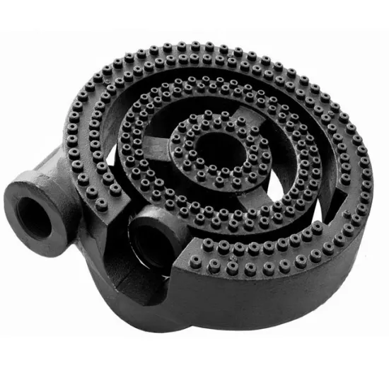 OEM Portable Heavy Duty Cast Iron Gas Stove/Cook Top with 3 Ring Gas Burners for Kitchen Cooking