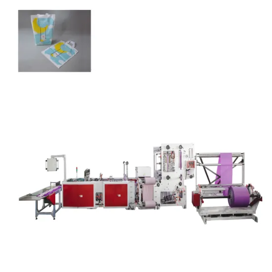 600 Model Automatic Machine for Packing, Bag Making, and Bottom Seal with Soft Loop Handles