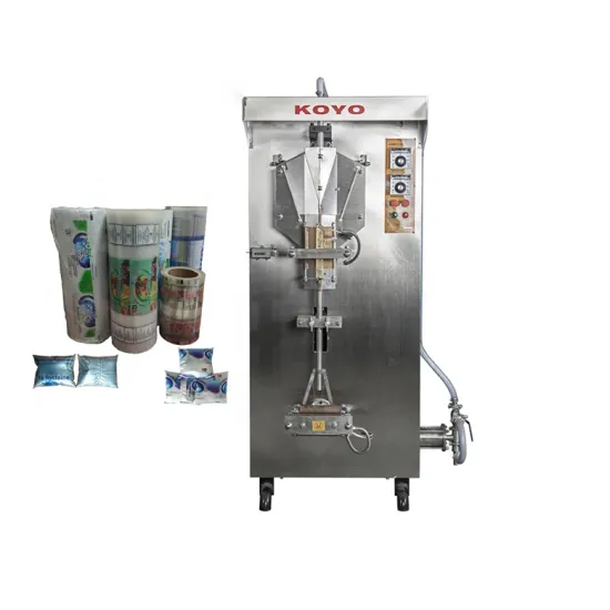 KOYO Factory Price Automatic Small Bag Water Pouch Filling Sealing Packing Machine