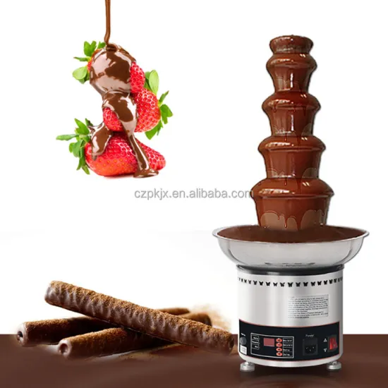 Commercial Hotel Chocolate Fountain Machine - Professional Stainless Steel Electric Model for Big Parties