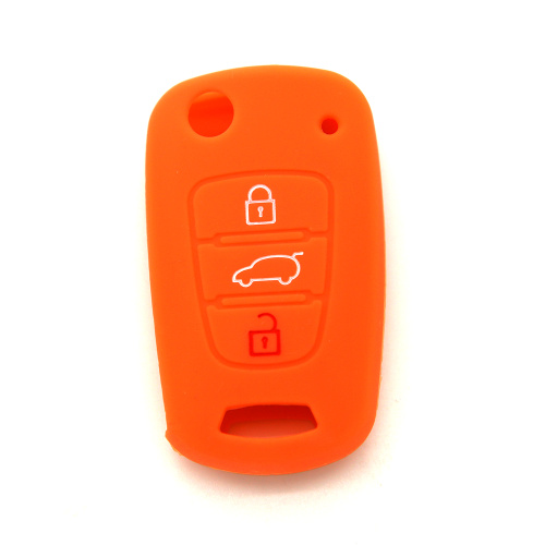 Kia 3 buttons Car Key Cover Silicone