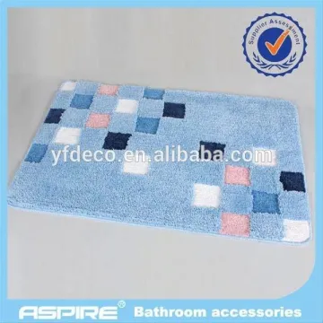 1.5cm Acrylic Washable Jacquard Bathroom Rugs