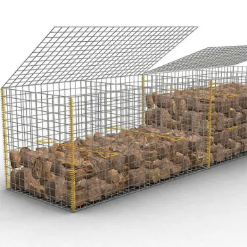 Landscape Galvanized Metal Gabion Box 1x1x2