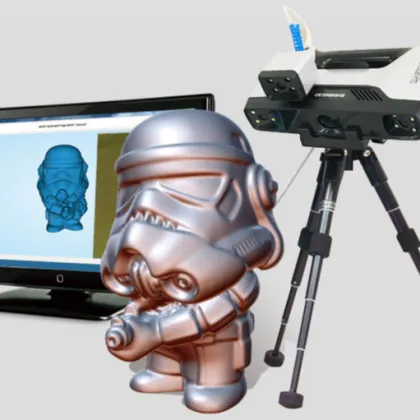 White  light  Portale  handheld  3D scanner  shining 3D scanner  for  3D printer