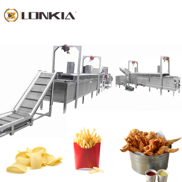 Industrial Fried Frozen French Fries Deoiling Machine and Potato Chips Production Line - Price