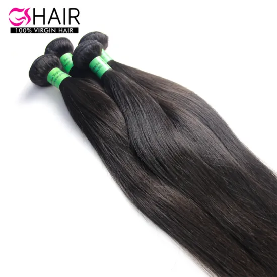 Virgin Brazilian Remy Human Hair Weft Straight 4pcs/Lot 8-34inch Natural Black Free Shipping