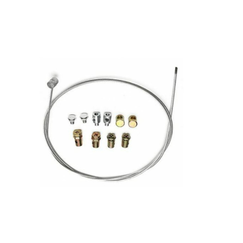 Motorcycle emergency brake clutch accelerator cable
