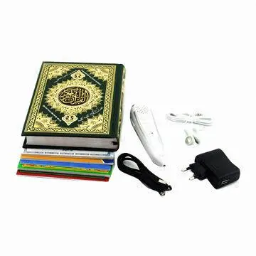 Reading pen with books for language learning