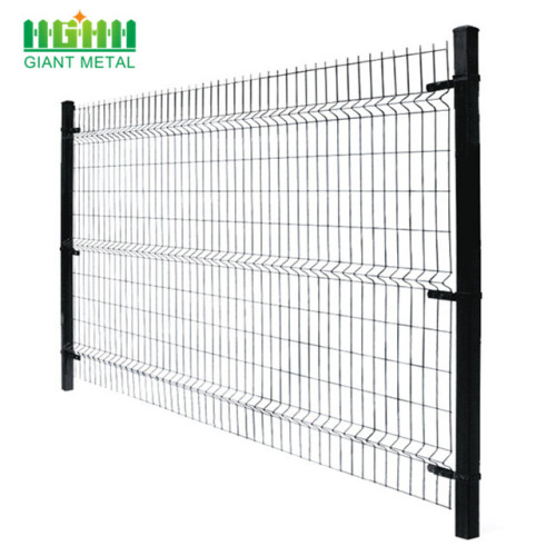 Black 4x4 welded wire mesh fence