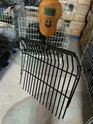 Stable Horse Hay Fork with Flat Head for Picking Hay