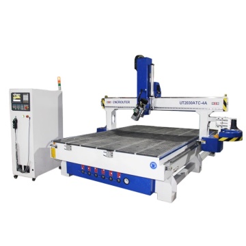 4 Axis CNC Wood Carving Machine - Rotary Swing Spindle Head Woodwork Machine
