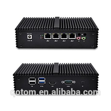 OEM QOTOM-Q370G4 UBarebone Mini PC with Core i7-4500U Dual core Industrial Computer X86 Mini Desktop PC Fanless