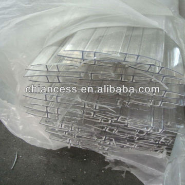 PC Profile for polycarbonate sun hollow sheet and plastic baord