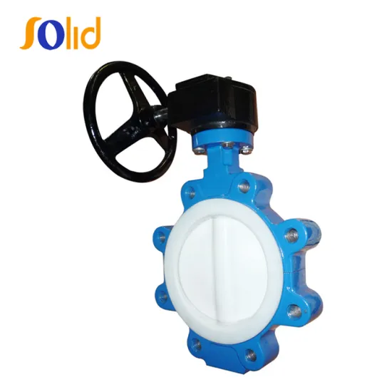 DN100 PN16 Lug Butterfly Valve with Teflon Seat