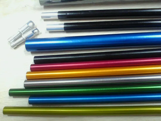 11mm Aluminium Tent Pole Alloy T6 With Good Mechanical Capacity