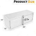 Caja de herramientas de aluminio para camión 18" x18" x48"