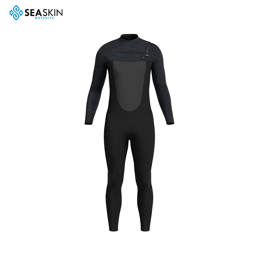 Seaskin Mens 4mm de neoprene flexível Surfing Wetsuits