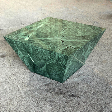 Modement European Diseño personalizado Casador de mesa a mi lado - Mesa de caja de mármol verde para la decoración de la sala de hotel y de la sala de estar