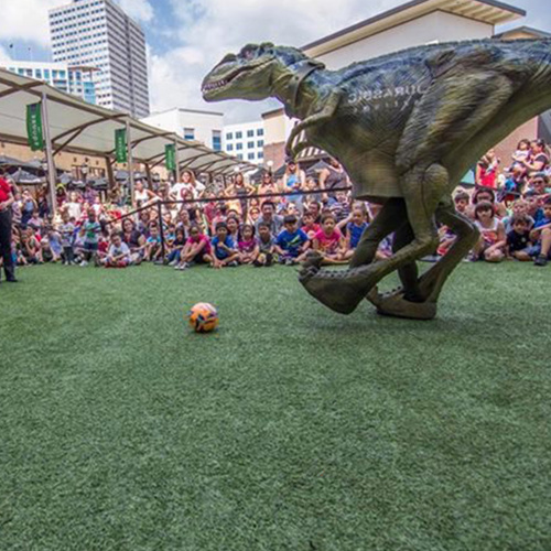 Blue Velociraptor Costume Adult for Outdoor Performances