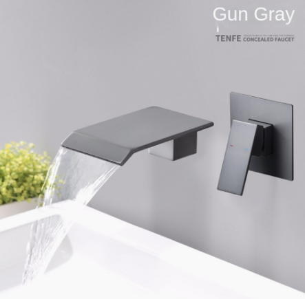 Industry News: Introducing the Innovative Wall Mounted Concealed Grey Waterfall Basin Faucet