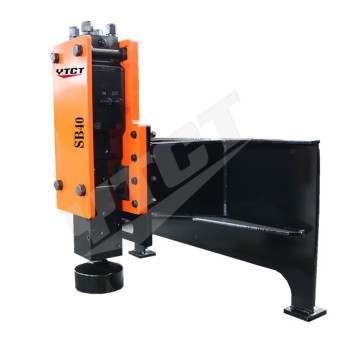 Excavator Skid Steer Fence Hydraulic Post Driver