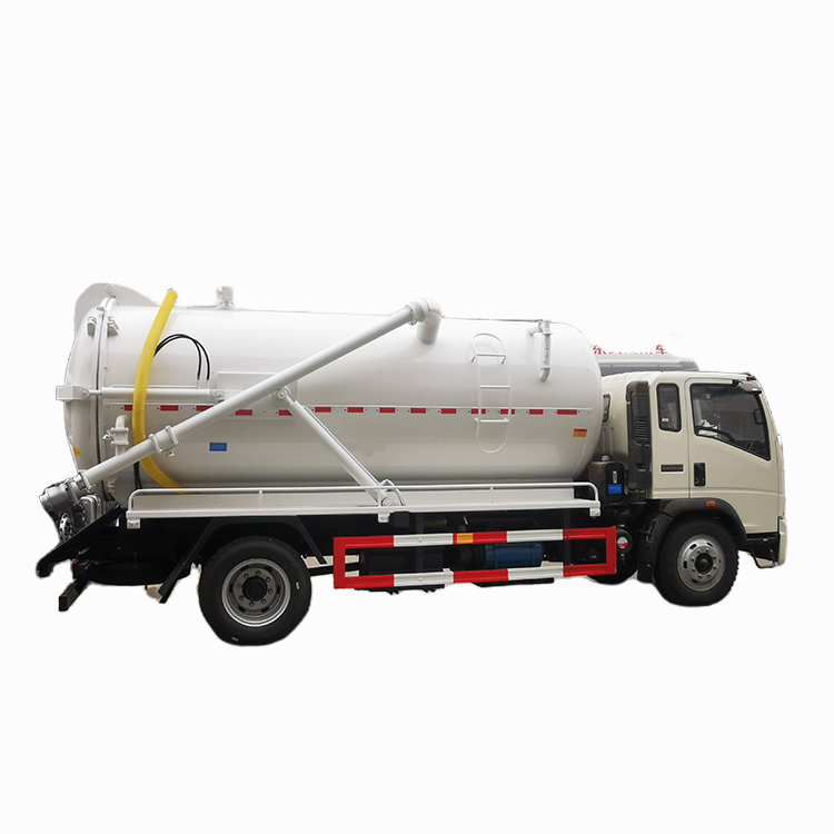 Howo 4*2 1000liters Vacuum Sewer Suction Truck