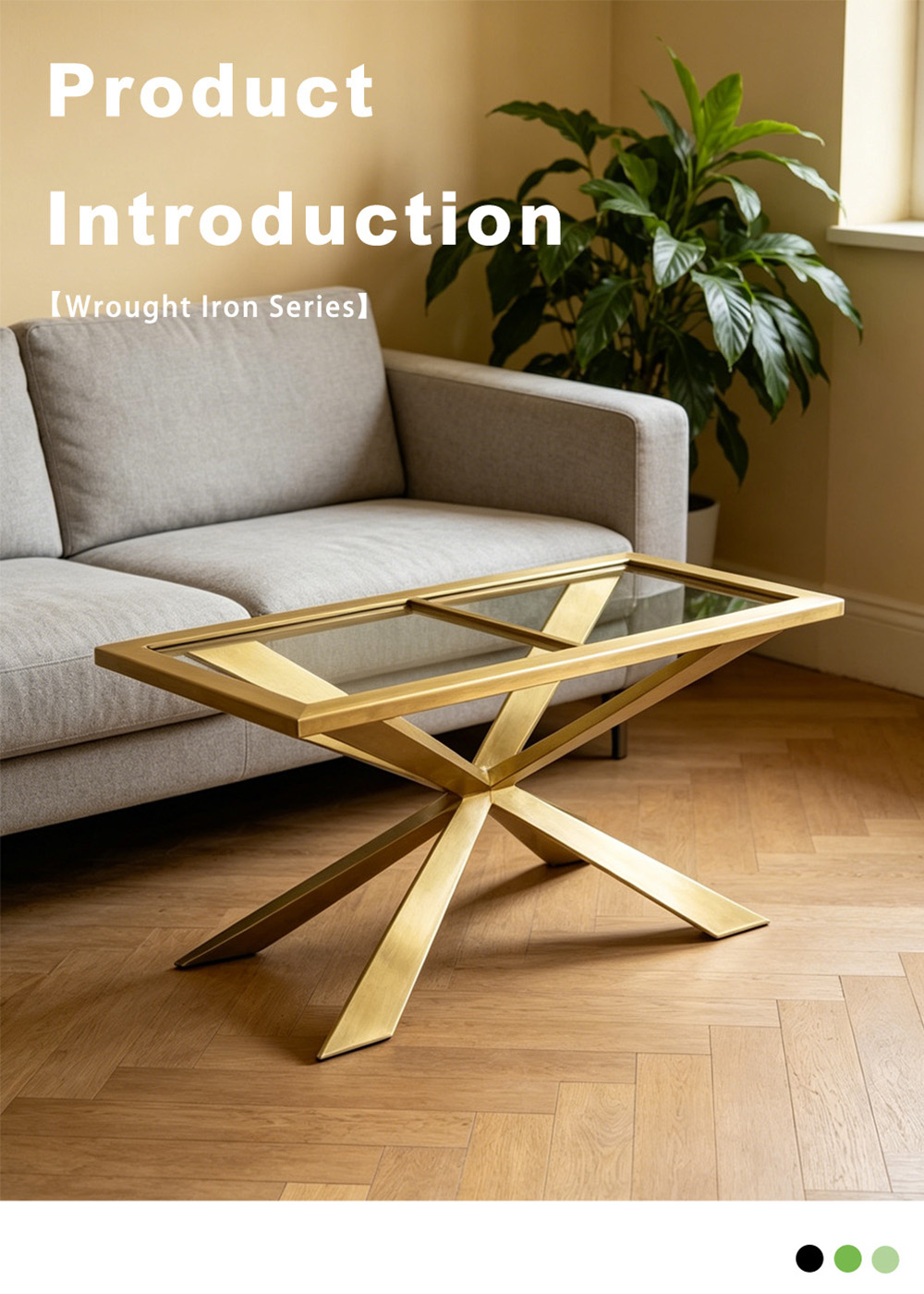X-shaped iron table frame X