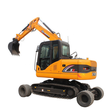 Rhinoceros Cheel Crawler Excavator x9 x110 x120 Колесный экскаватор в действии