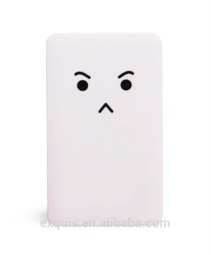2500mAh New Fashion Creative Expression Portable Slim Polymer Mobile Power Bank